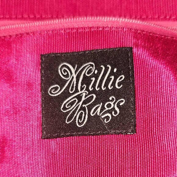 Millie Bags Multicolor Floral Print Handbag With Black Strap - Picture 2 of 16